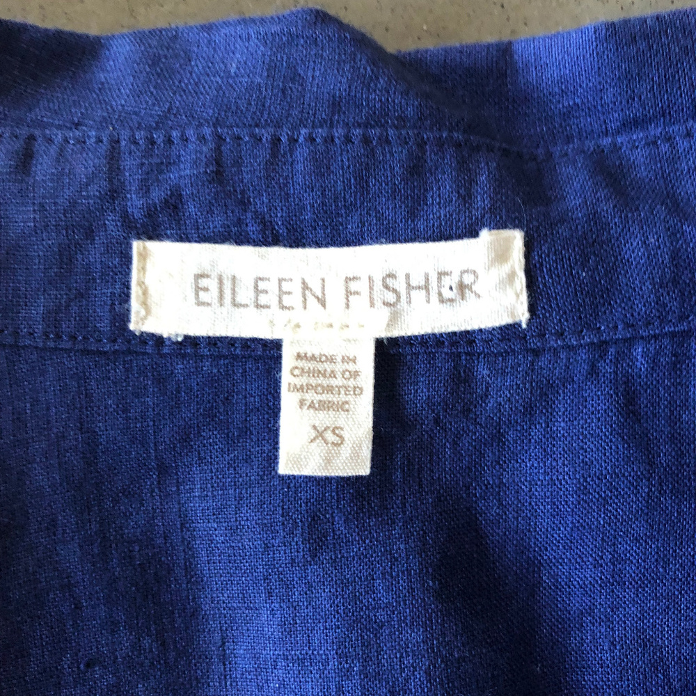 Eileen Fisher Linen Shirt, xs. Like New. - Picture 5 of 8